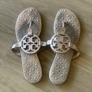 Gold Tory Burch Miller’s sz 10